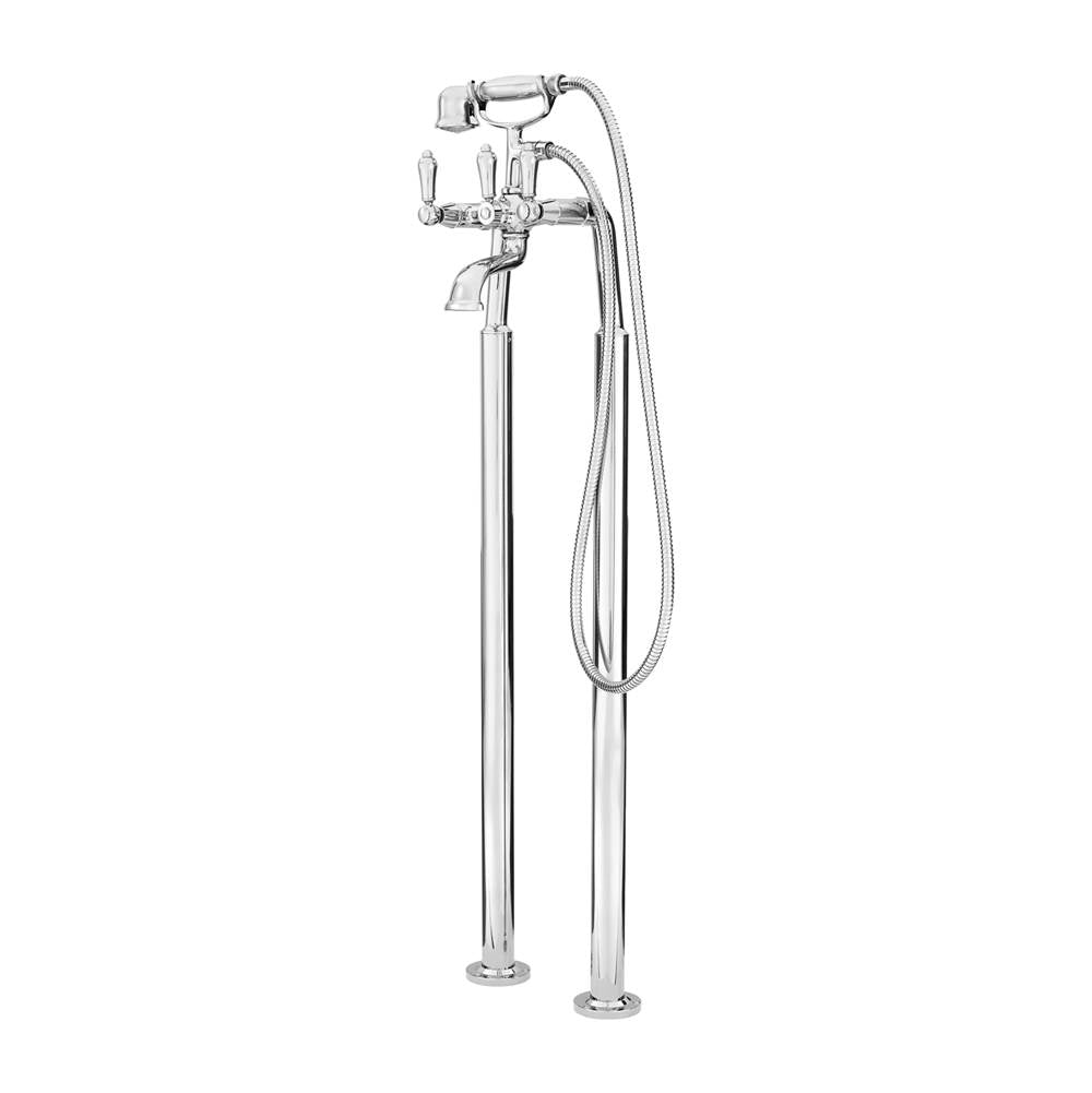 Pfister - Traditional Freestanding Roman Tub Trim Kit w/Handshower in Polished Chrome - Polished Chrome