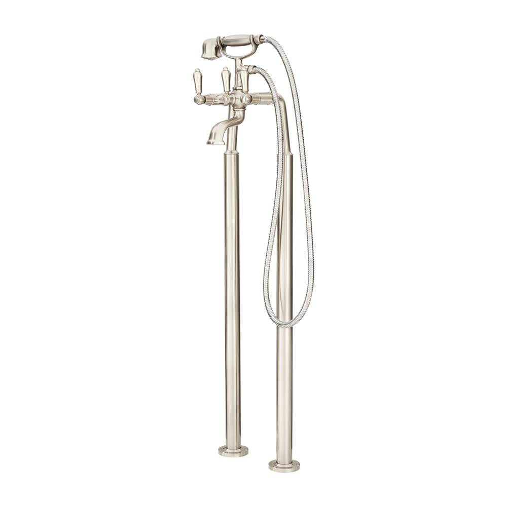 Pfister - Traditional Freestanding Roman Tub Trim Kit w/Handshower in Brushed Nickel - Brushed Nickel