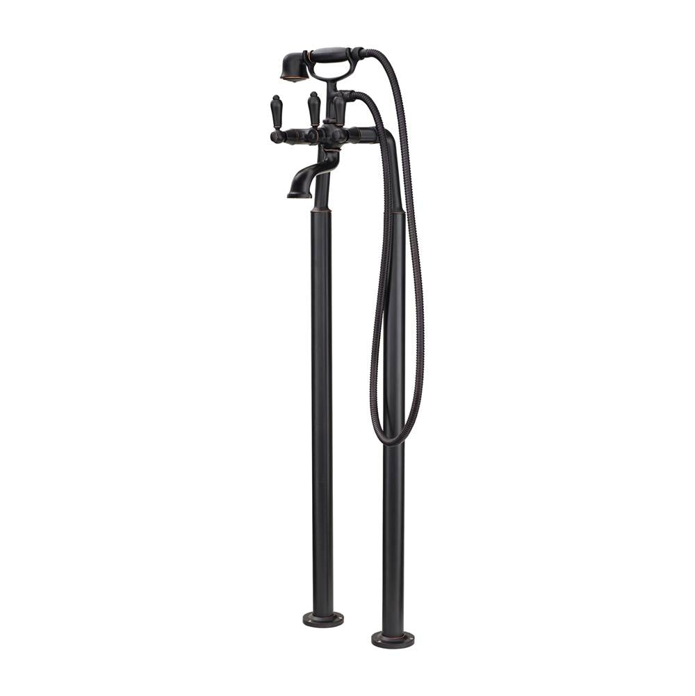 Pfister - Traditional Freestanding Roman Tub Trim Kit w/Handshower in Tuscan Bronze - Tuscan Bronze