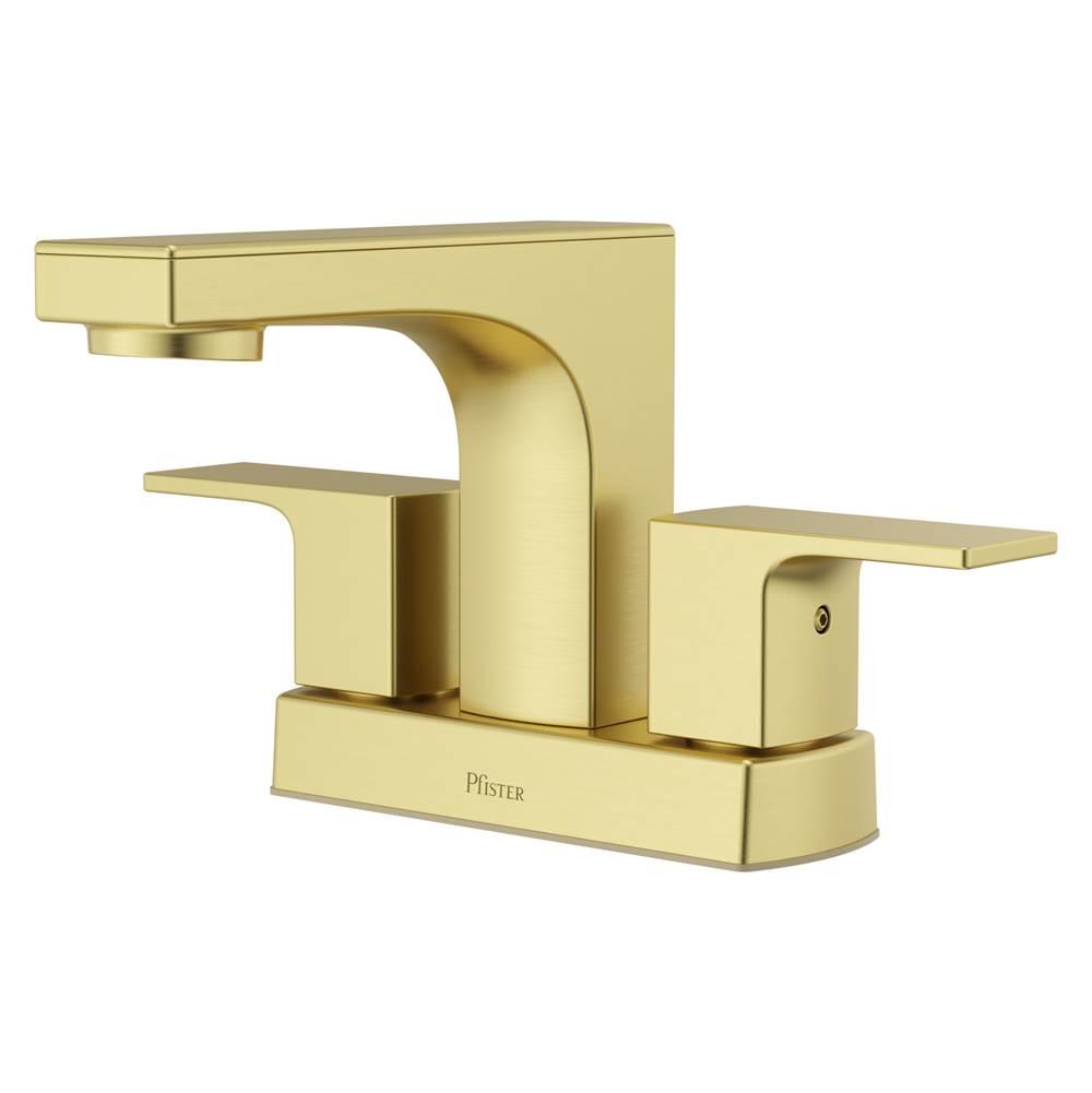 Pfister - Pfirst Modern 4 in. Centerset Faucet in Brushed Gold - Brushed Gold