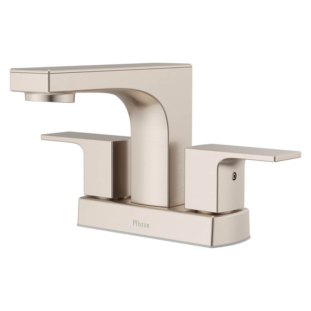 Pfister - Pfirst Modern 4 in. Centerset Faucet in Brushed Nickel - Brushed Nickel