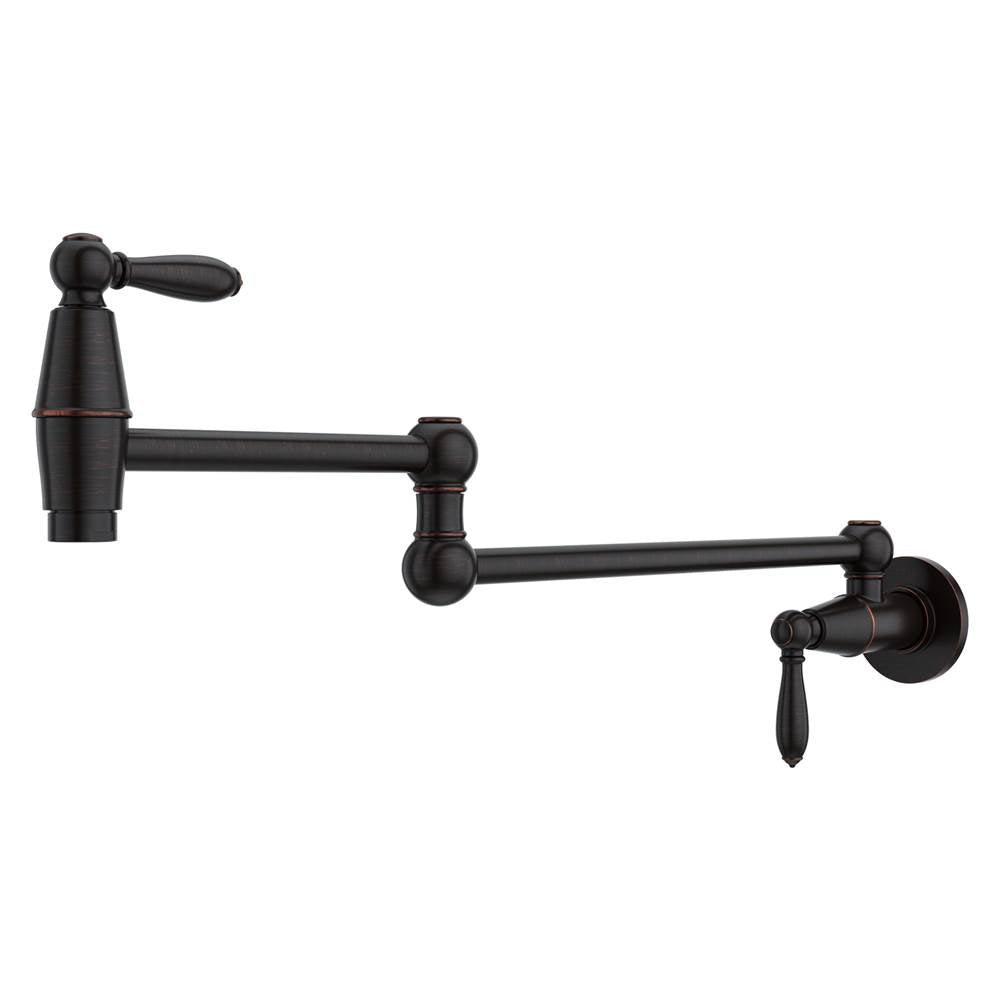 Pfister - Port Haven Pot Filler Faucet in Tuscan Bronze - Tuscan Bronze