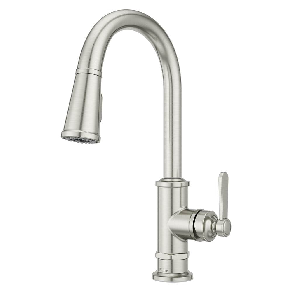 Pfister - Port Haven 1-Handle Pull-Down Kitchen Faucet in Stainless Steel - Stainless Steel