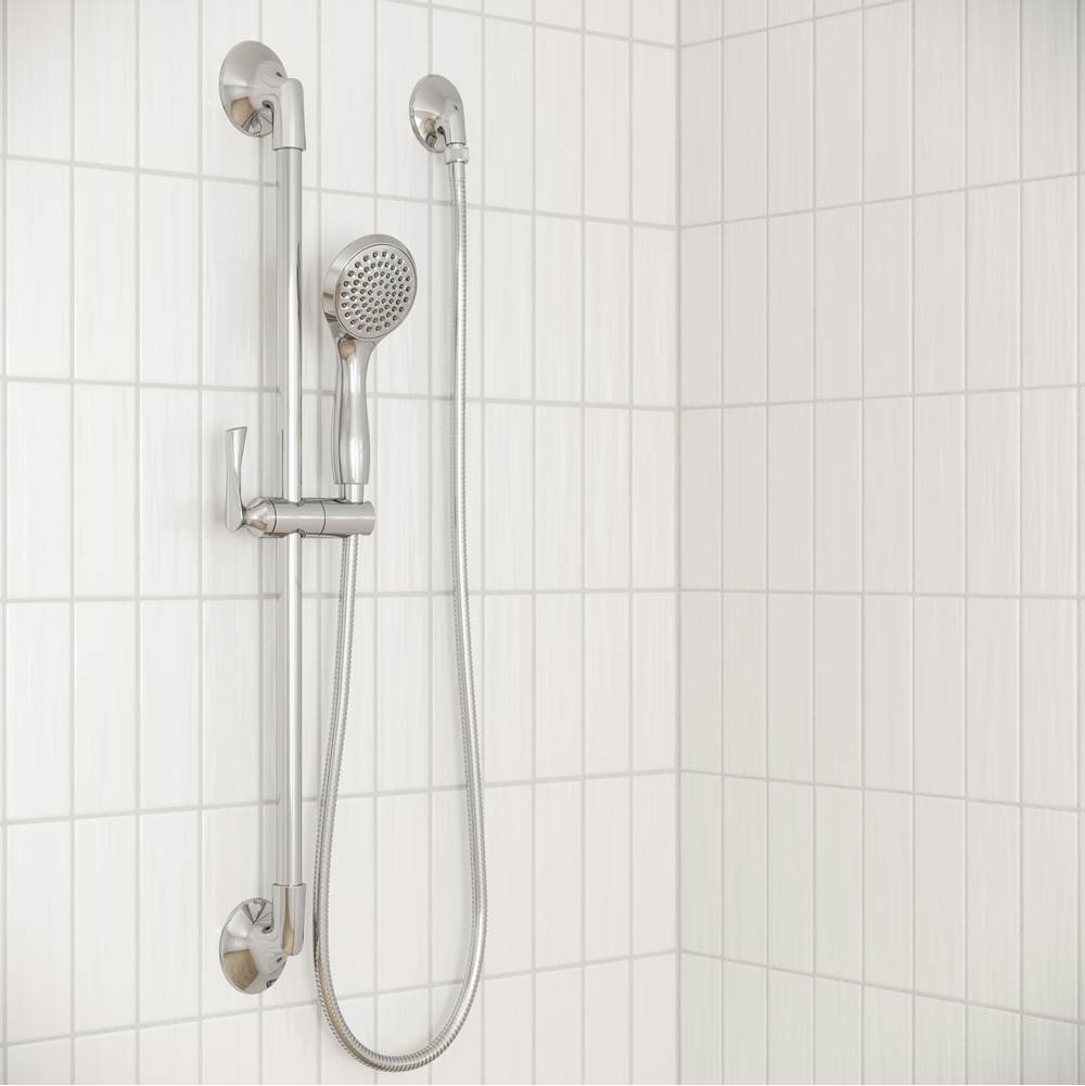 Rhen Handheld Shower with Slide Bar in Matte Black