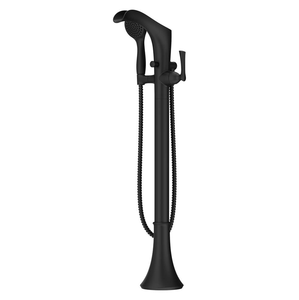 Pfister - Rhen Tub Filler with Handshower in Matte Black - Matte Black