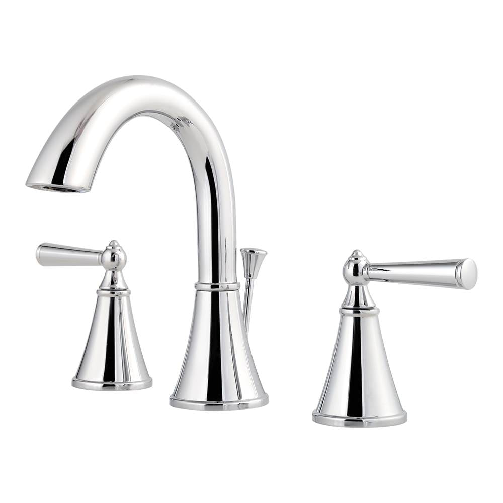 Pfister - Saxton 2-Handle 8'' Widespread Bathroom Faucet in Polished Chrome - Polished Chrome