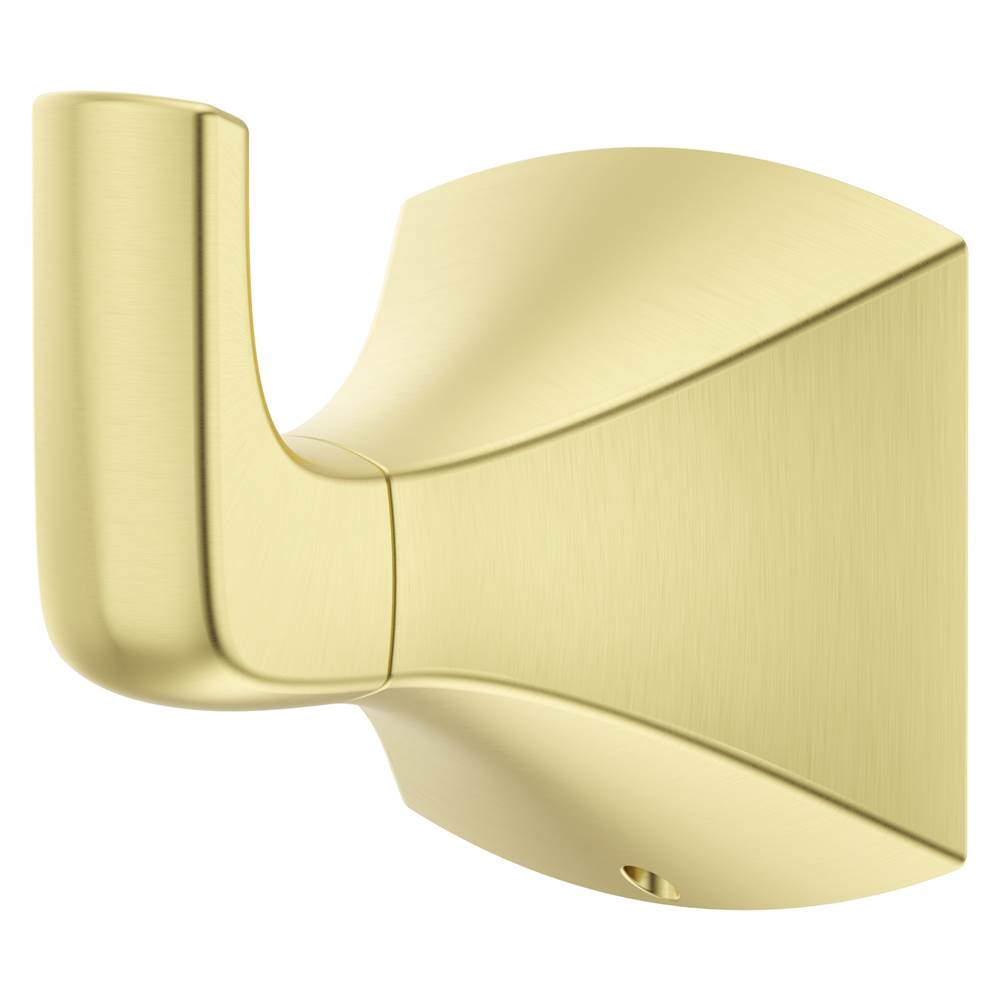 Pfister - Soft Square Robe Hook In Brushed Gold - Brushed Gold