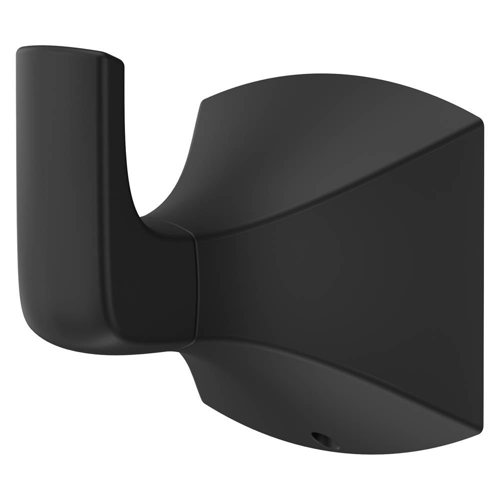 Pfister - Soft Square Robe Hook In Matte Black - Matte Black