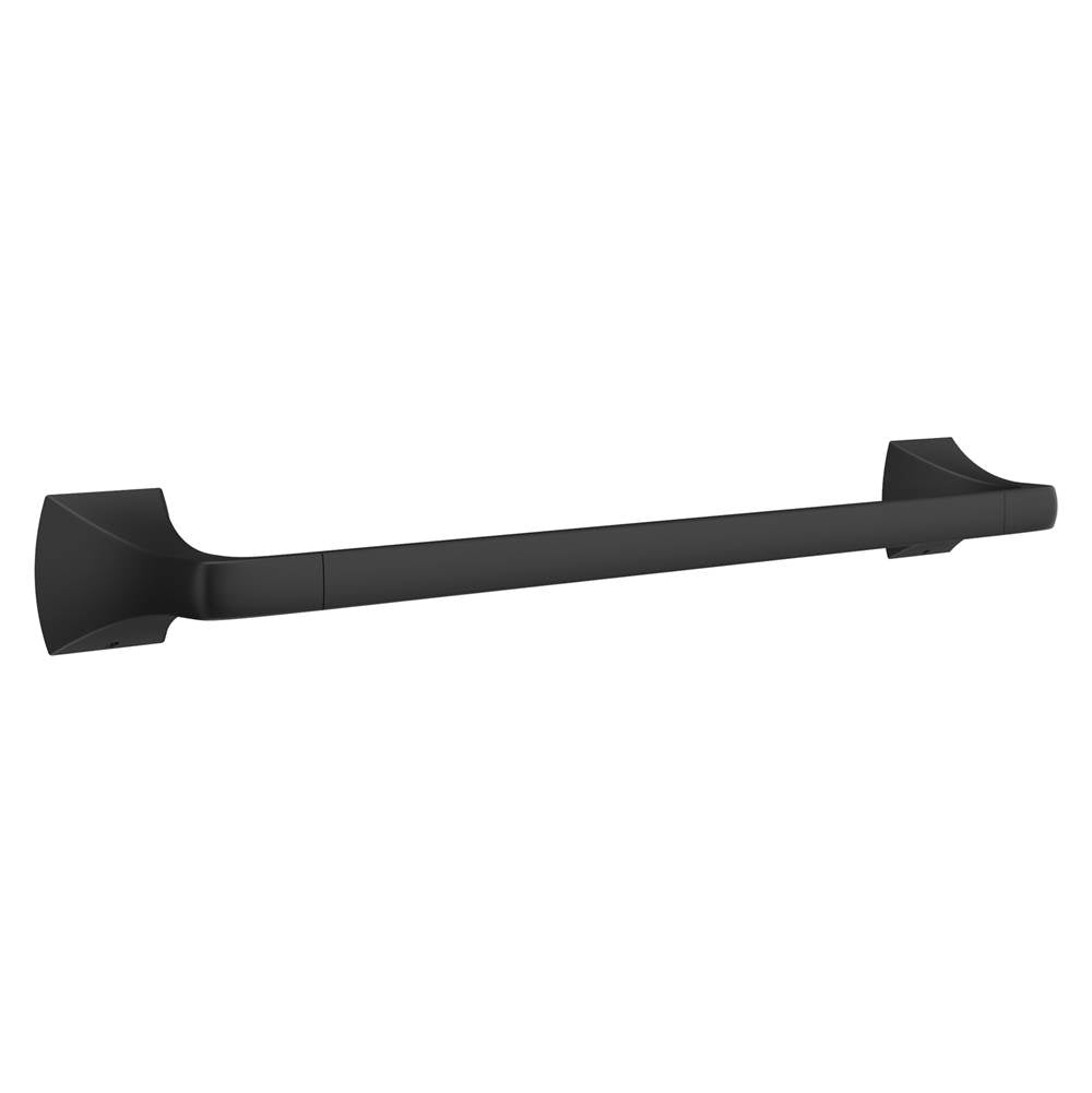 Pfister - Soft Square 18 in. Towel Bar in Matte Black - Matte Black