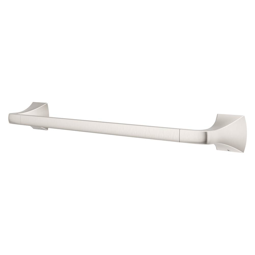 Soft Square 18 in. Towel Bar in Matte Black