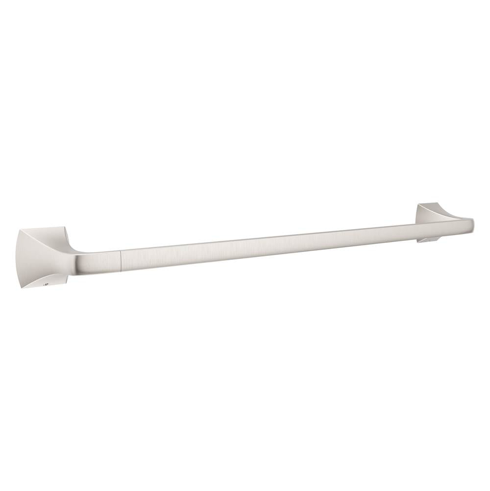 Pfister - Soft Square 24 in. Towel Bar in Spot Defense Brushed Nickel - Spot Defense Brushed Nickel