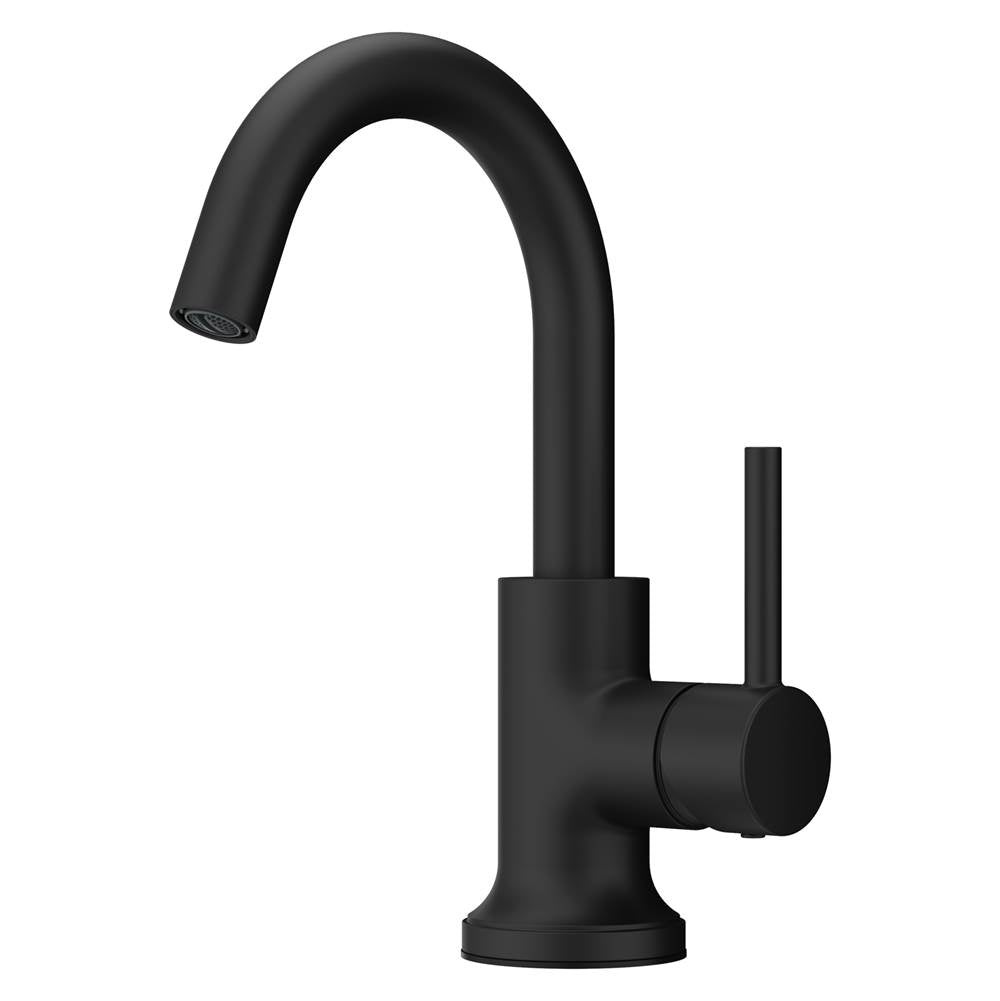 Pfister - Tenet Single Control 4'' Centerset Bathroom Faucet in Matte Black - Matte Black