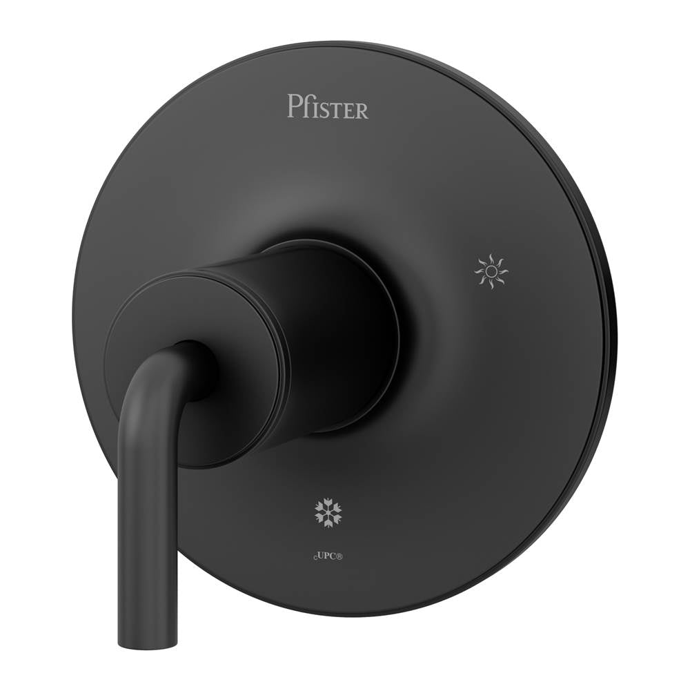 Pfister - Tenet 1-Handle Tub & Shower Valve Only Trim in Matte Black - Matte Black
