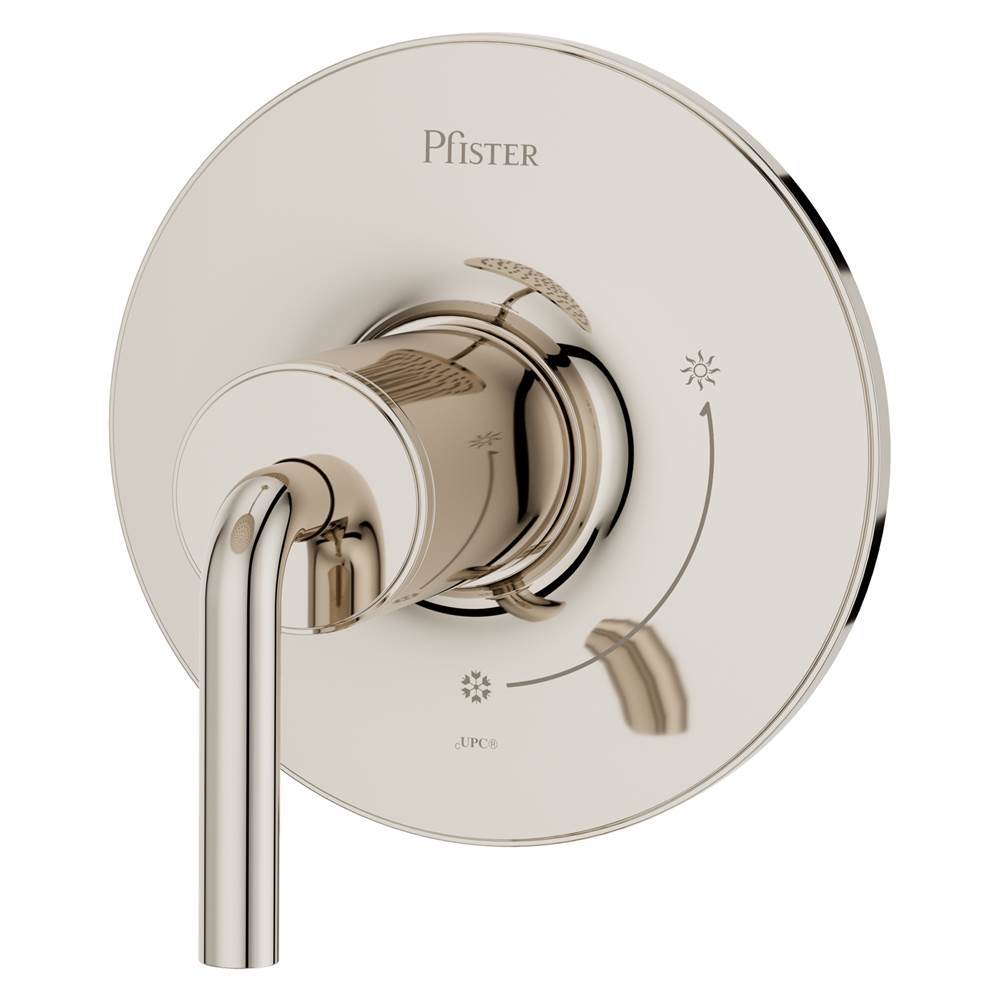 Pfister - Tenet 1-Handle Tub & Shower Valve Only Trim in Polished Nickel - Polished Nickel