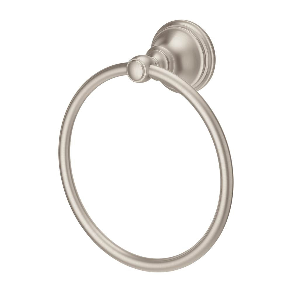 Pfister - Tisbury Towel Ring in Brushed Nickel - Brushed Nickel