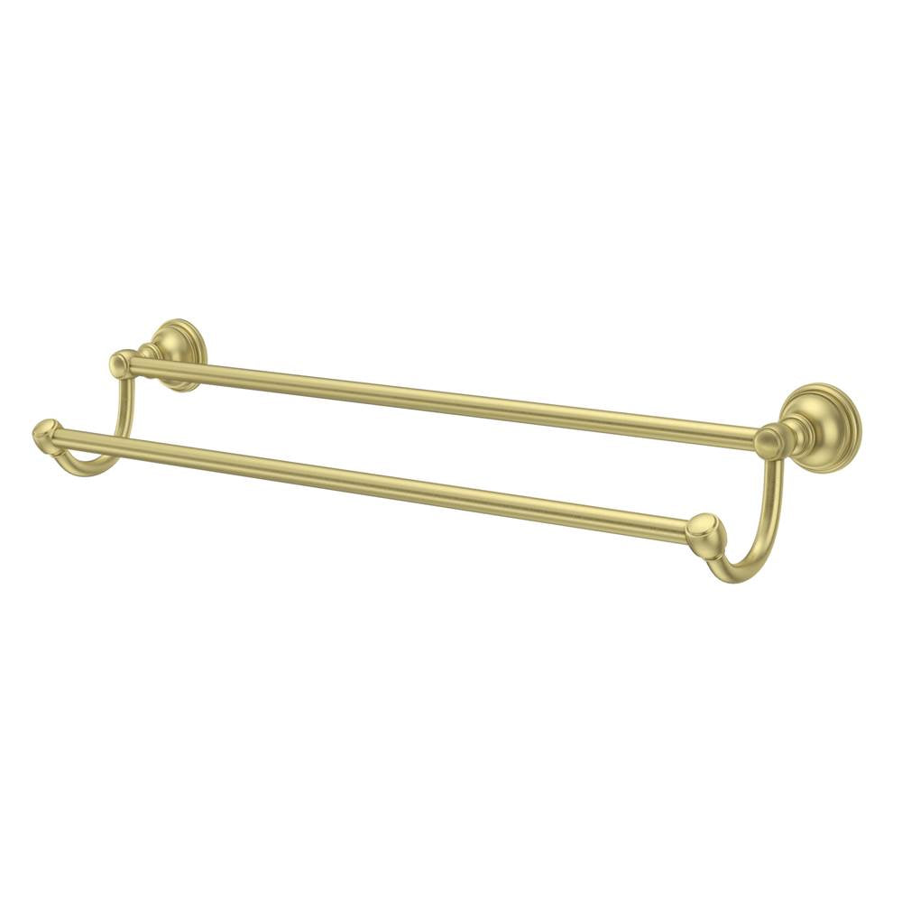 Pfister - Tisbury 24'' Double Towel Bar in Brushed Gold - Brushed Gold