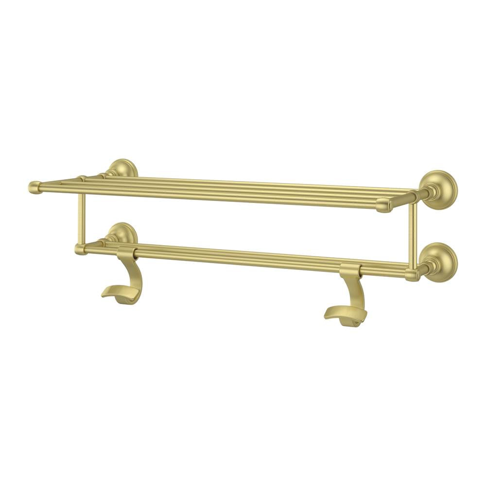 Pfister - Tisbury 24'' Towel Rack in Brushed Gold - Brushed Gold