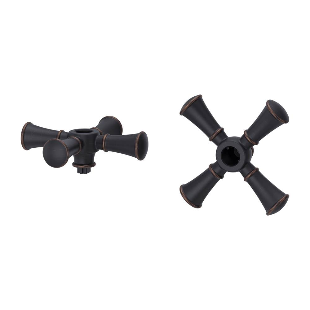 Pfister - Tisbury 2-Handle Cross Handle Kit in Tuscan Bronze - Tuscan Bronze