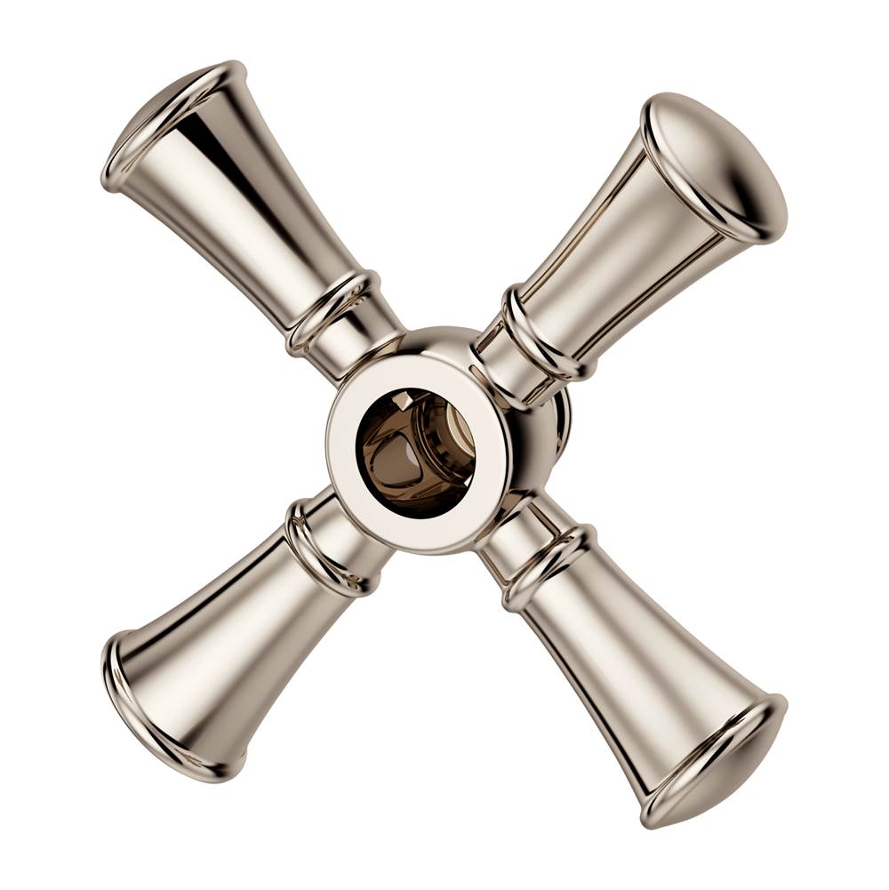 Pfister - Tisbury Single Cross Handle for Slide Bar Kit in Polished Nickel - Polished Nickel