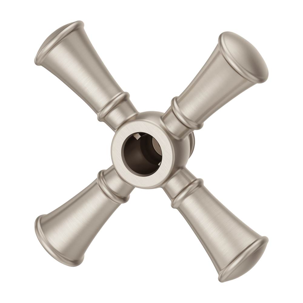 Pfister - Tisbury Single Cross Handle for Slide Bar Kit in Brushed Nickel - Brushed Nickel