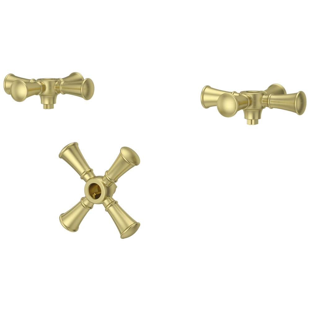 Pfister - Tisbury Optional Cross Handles - Tub Filler in Brushed Gold - Brushed Gold