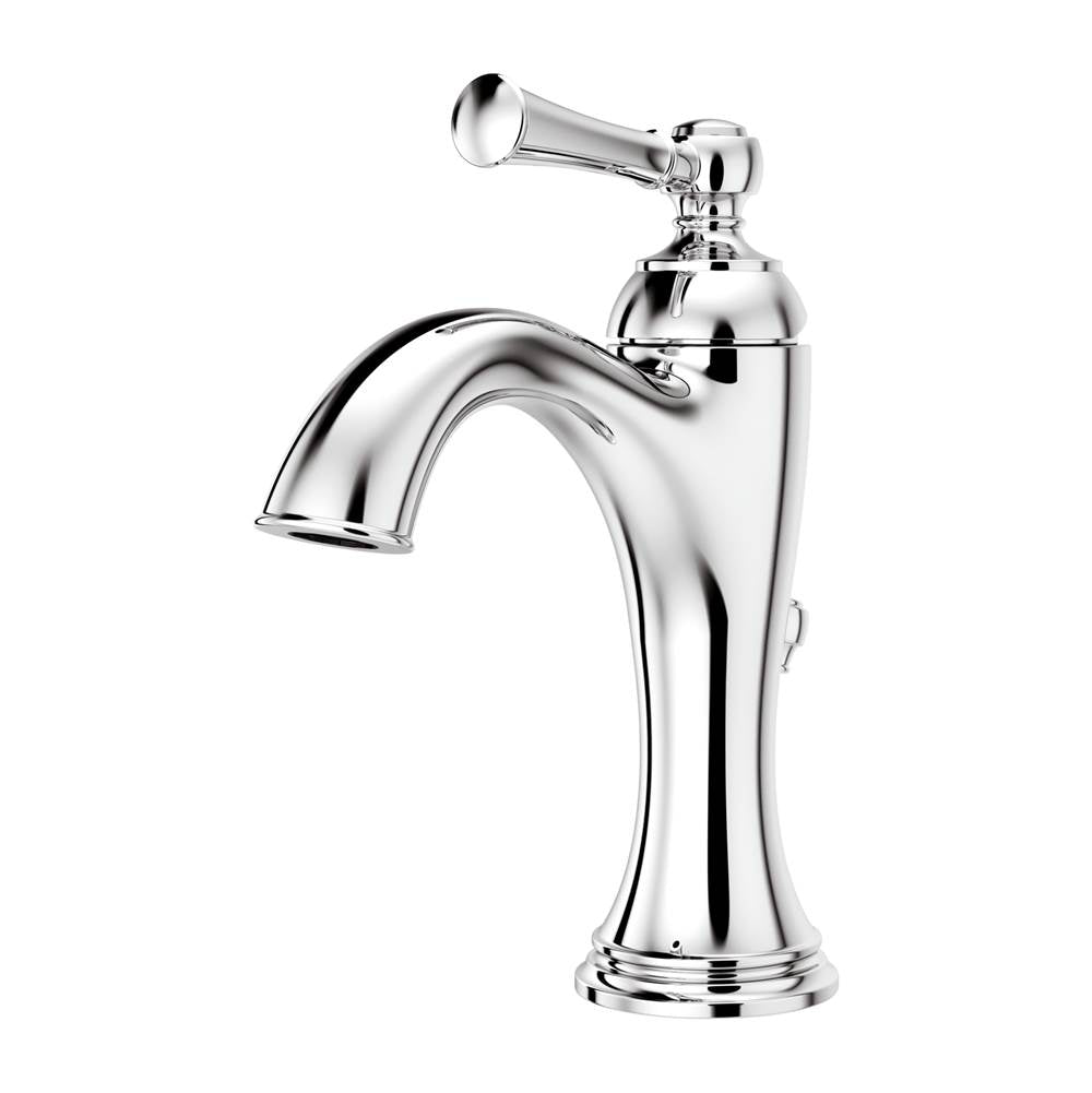 Pfister - Tisbury Single Control 4'' Centerset Bathroom Faucet in Polished Chrome - Polished Chrome
