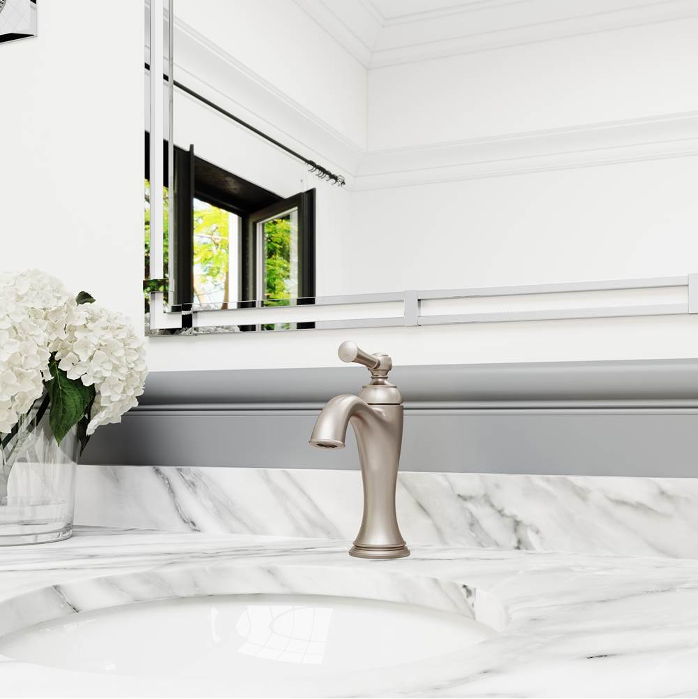 Tisbury Single Handle Lavatory Faucet in Brushed Gold