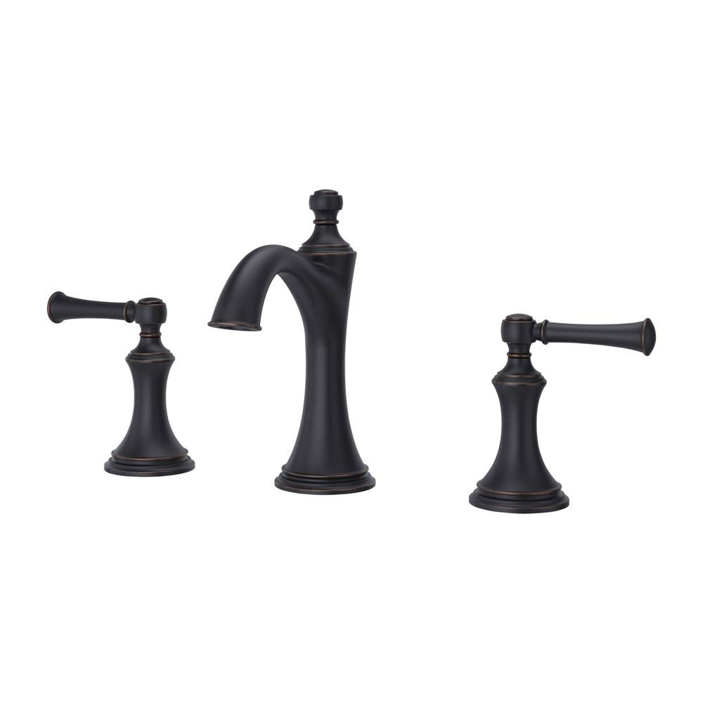 Pfister - Tisbury 2-Handle 8'' Widespread Bathroom Faucet in Tuscan Bronze - Tuscan Bronze