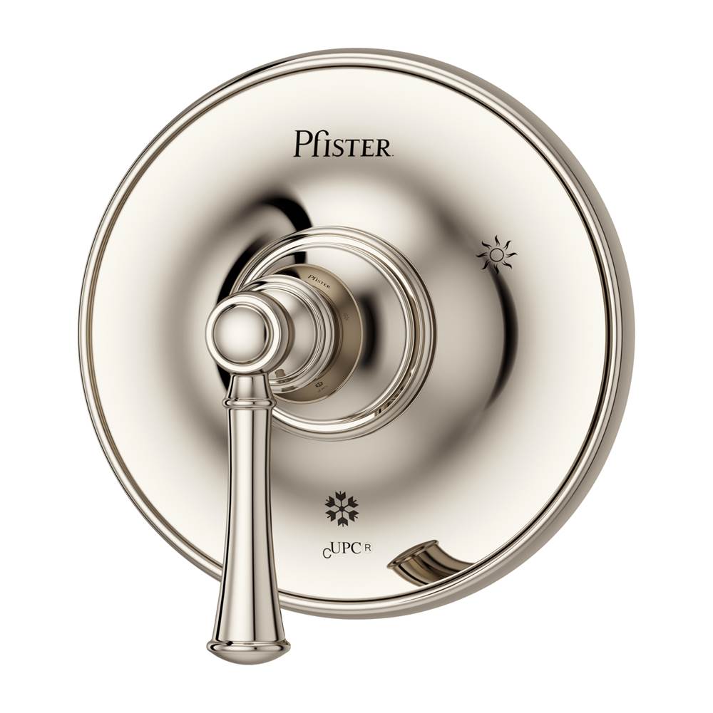 Pfister - Tisbury 1-Handle Tub & Shower Valve Only Trim in Polished Nickel - Polished Nickel