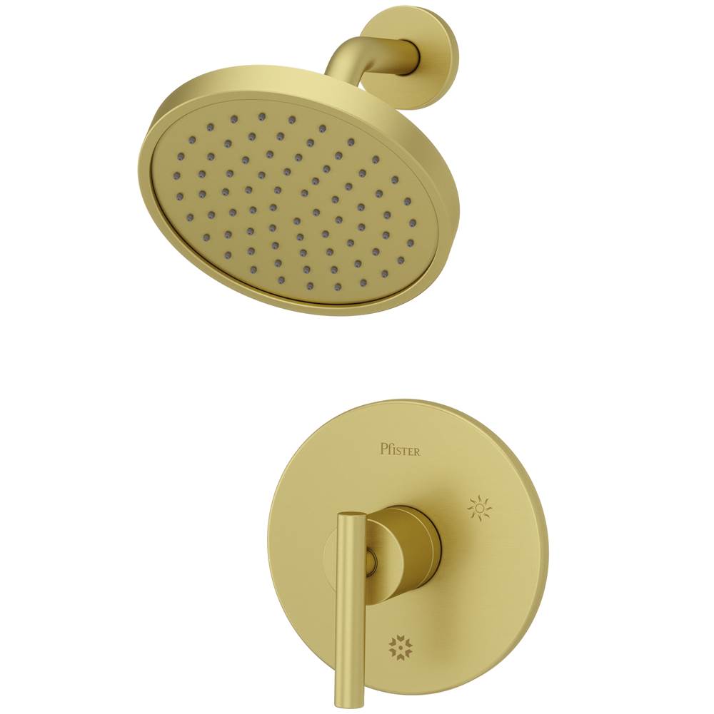 Pfister - Contempra 1-Handle Shower Only Trim in Brushed Gold - Brushed Gold