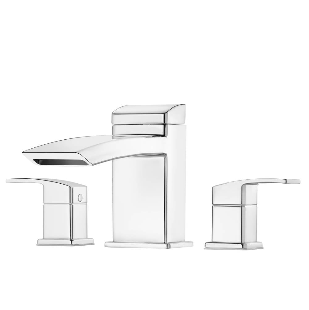 Pfister - Kenzo 2-Handle Roman Tub Faucet in Polished Chrome - Polished Chrome