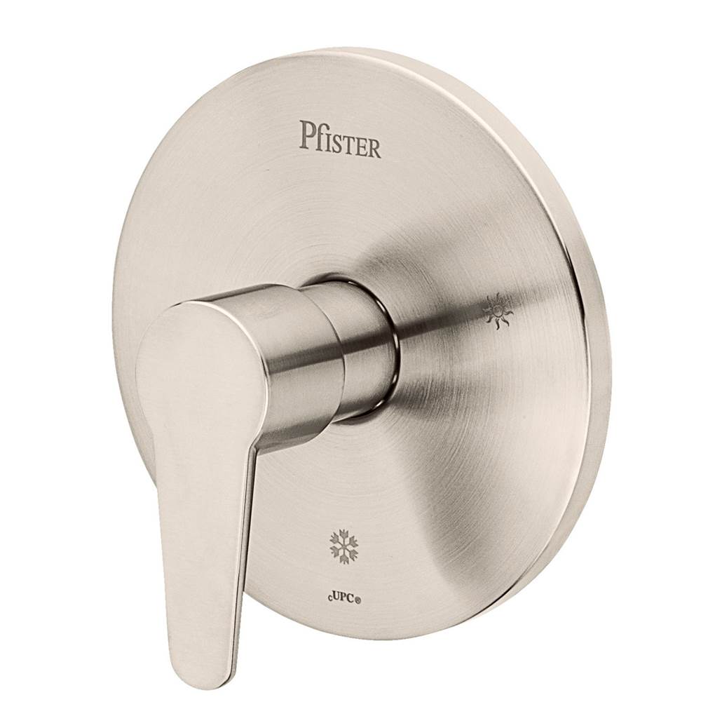 Pfister - Pfirst Modern Valve, Trim Only in Brushed Nickel - Brushed Nickel