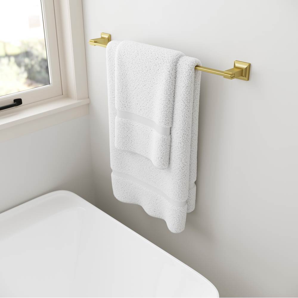Verve 24 in. Towel Bar in Matte Black