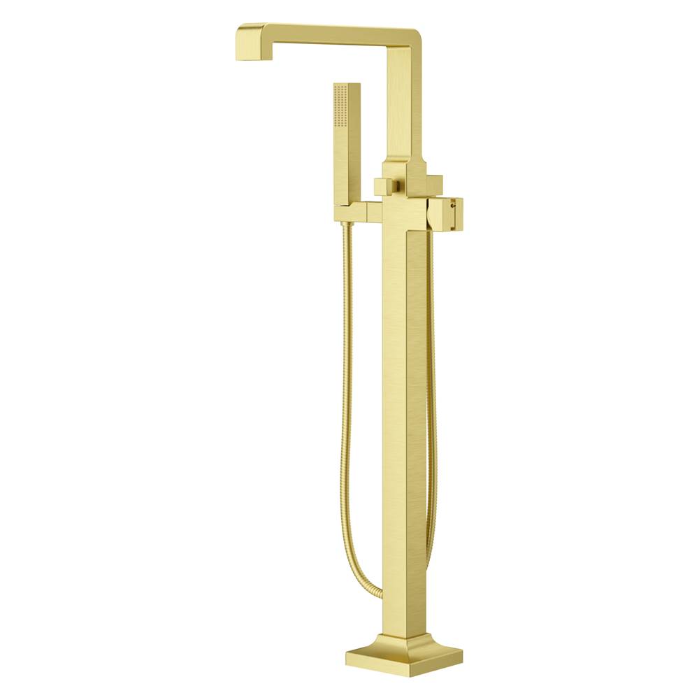 Pfister - Verve Free Standing Tub Filler without Handles in Brushed Gold - Brushed Gold