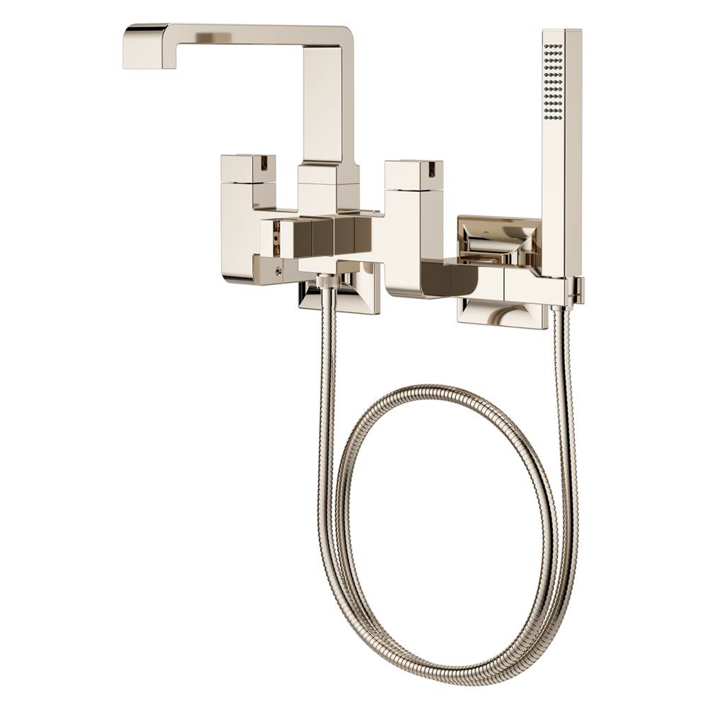 Pfister - Verve Wall-mount Tub Filler without Handles in Polished Nickel - Polished Nickel