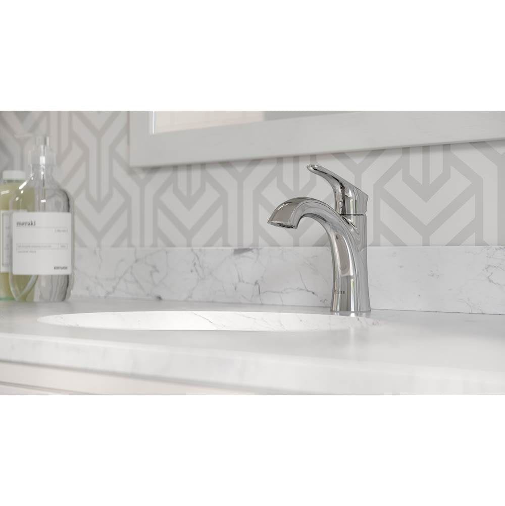 Weller Single Control Bathroom Faucet in Matte Black