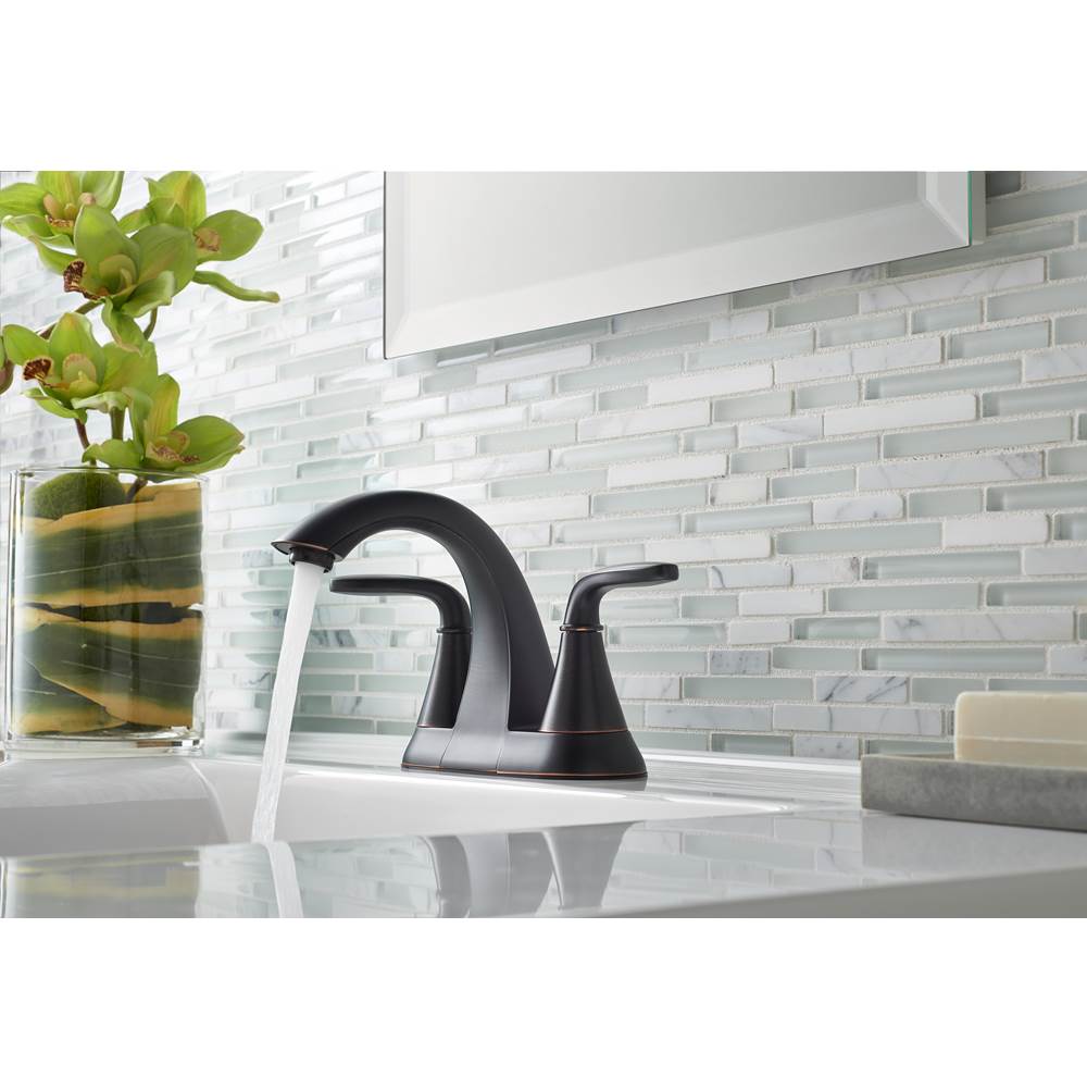 Winfield 2-Handle 4'' Centerset Bathroom Faucet in Polished Chrome