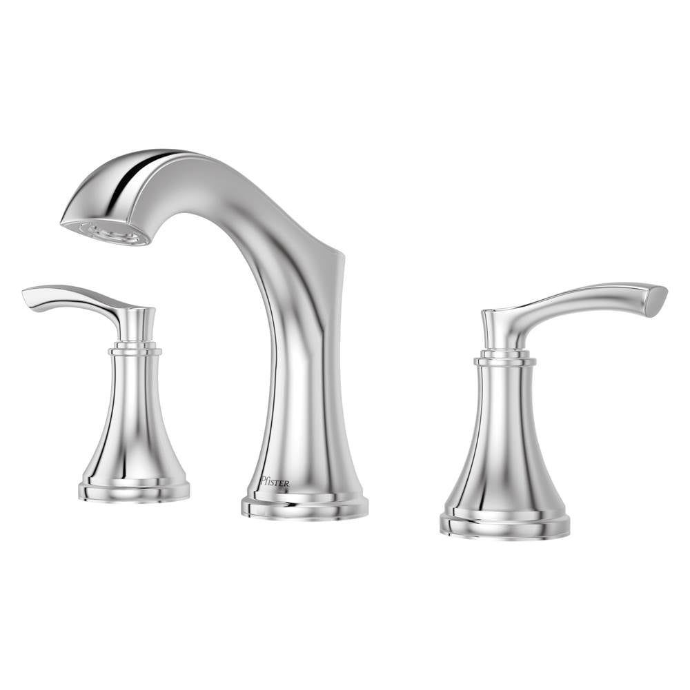 Pfister - Woodbury 2-Handle 8'' Widespread Bathroom Faucet in Polished Chrome - Polished Chrome