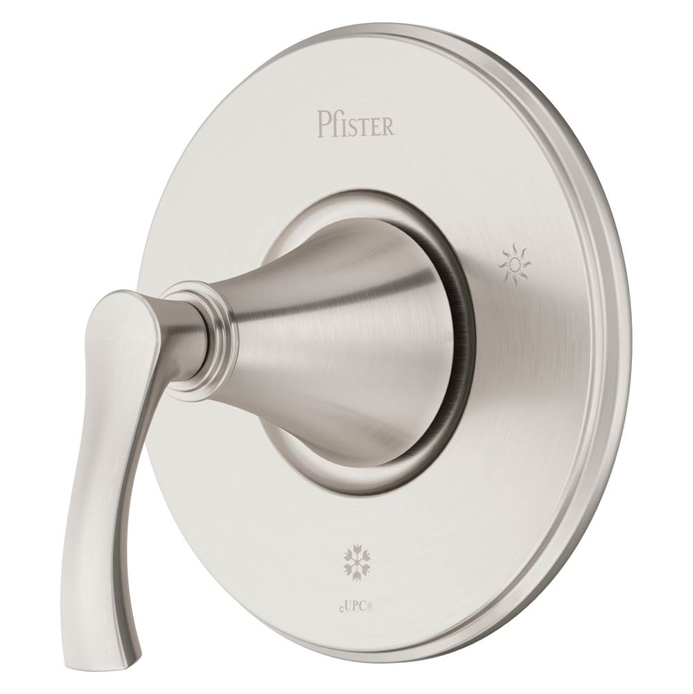 Pfister - Woodbury 1-Handle Tub & Shower Valve Only Trim Kit in Spot Defense Brushed Nickel - Spot Defense Brushed Nickel