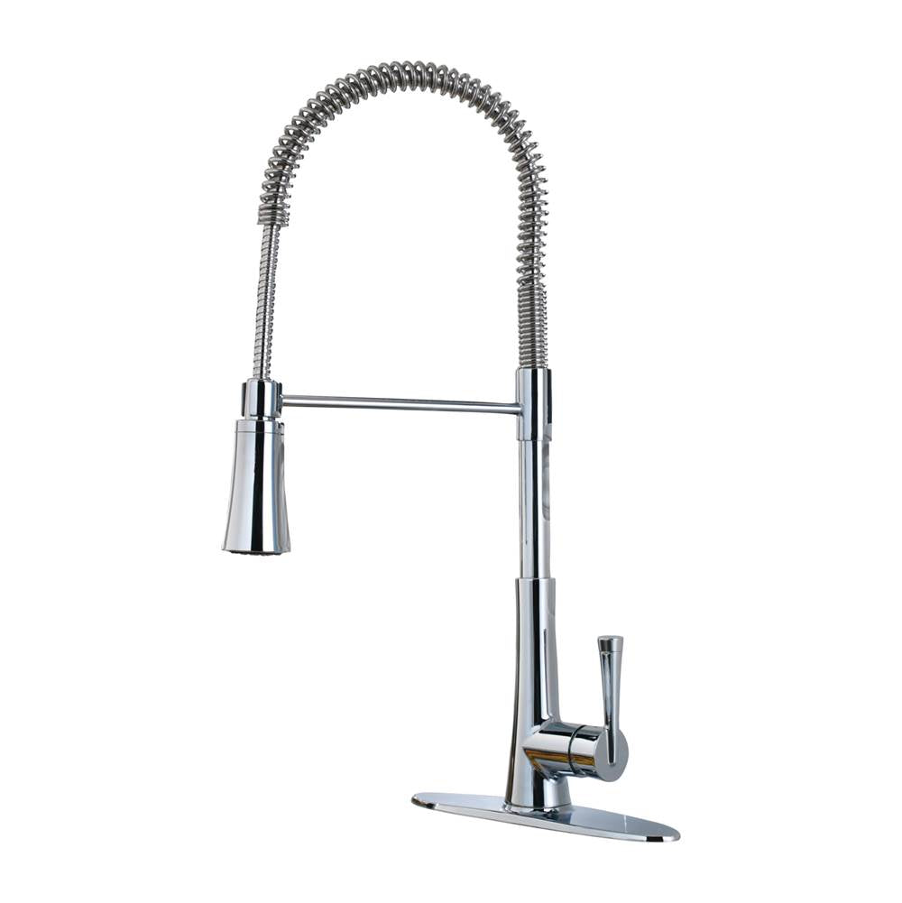 Pfister - Zuri 1-Handle Pull-Down Kitchen Faucet in Polished Chrome - Polished Chrome