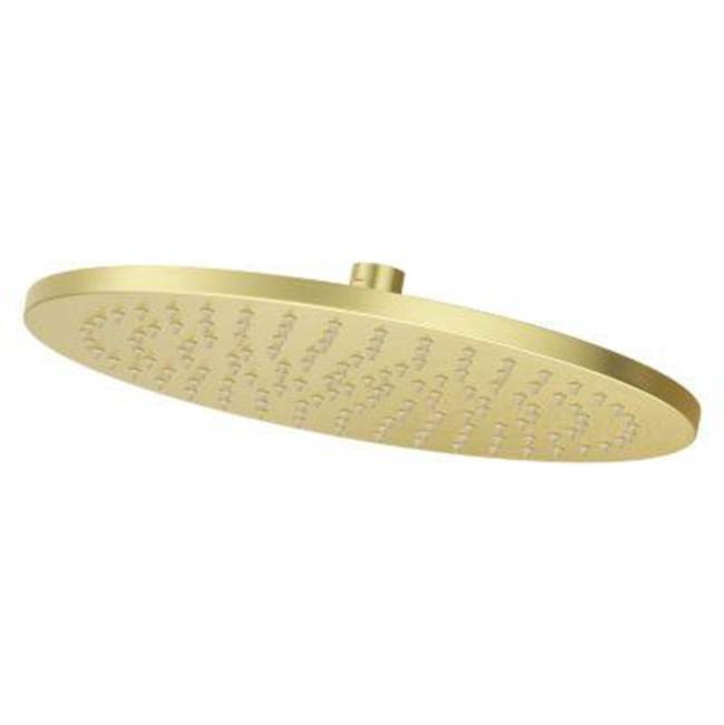 Pfister - Modern Round 12 in. Raincan Showerhead in Brushed Gold - Brushed Gold