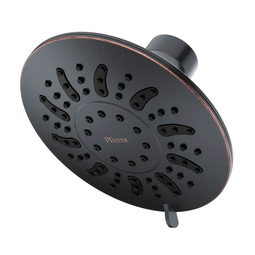 Pfister - Saxton Raincan Showerhead in Tuscan Bronze - Tuscan Bronze