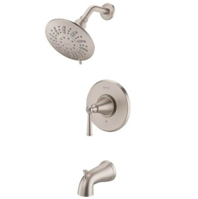 Pfister - Saxton 1-Handle Tub/Shower Trim in Brushed Nickel - Brushed Nickel
