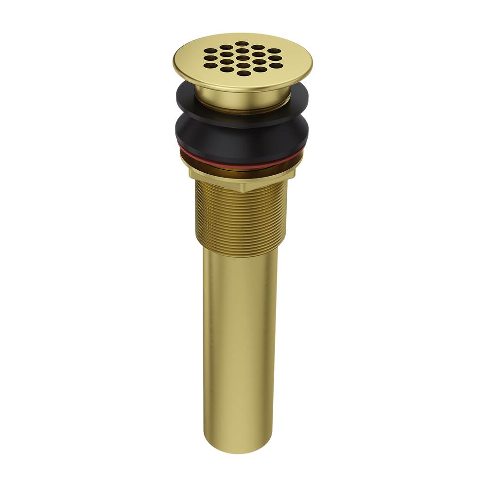 Pfister - Grid Strainer No Overflow in Brushed Gold - Brushed Gold