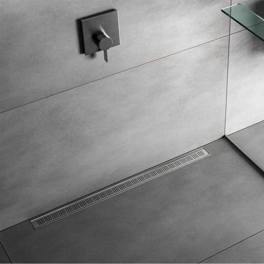 Bay Series. Ria Linear Drain 48''. Black