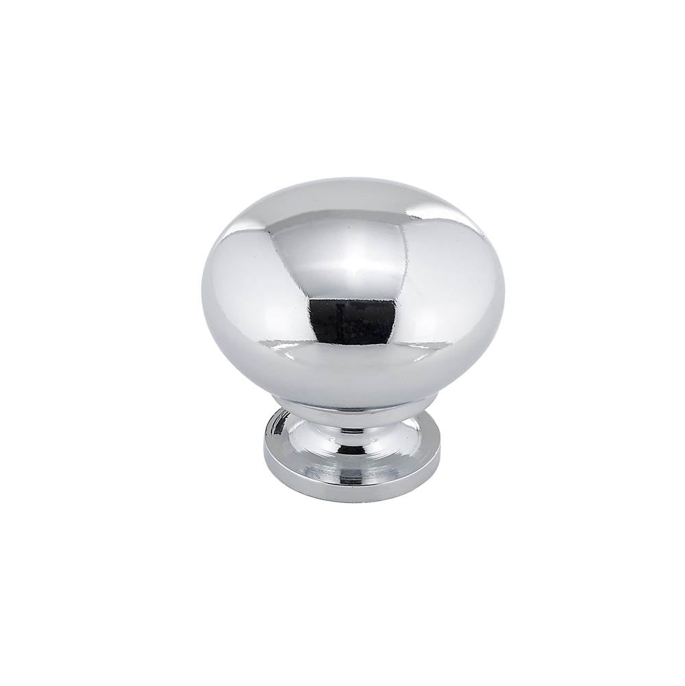 Richelieu America - Traditional Brass Knob - 4923 - Chrome