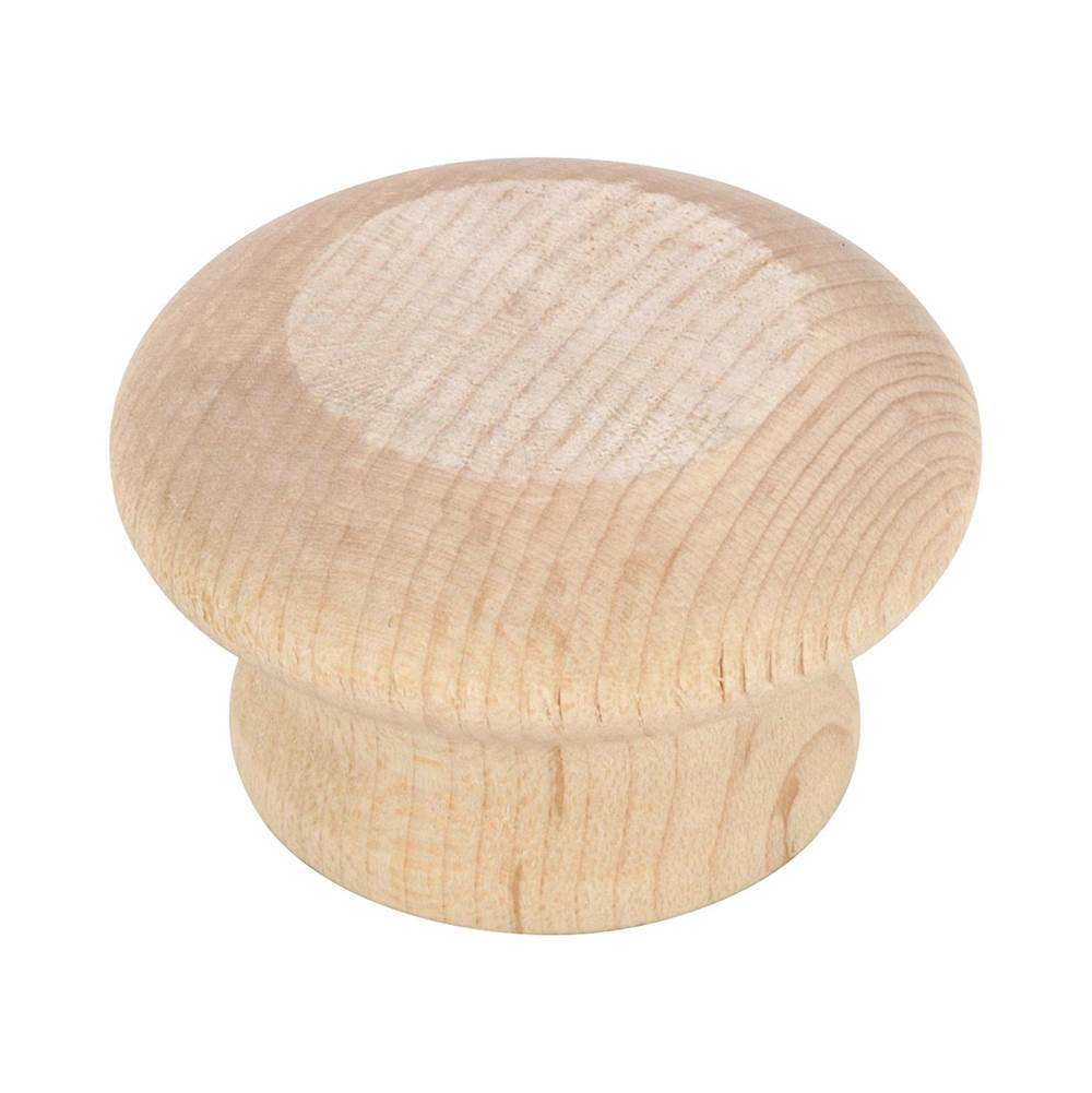 Richelieu America - Eclectic Maple Wood Knob - 178 - Unfinished Maple