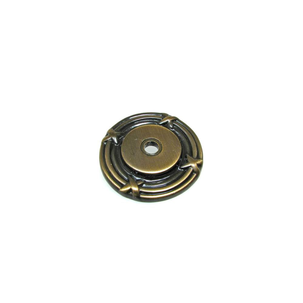 Richelieu America - Traditional Metal Rosette for Knob - 8291 - Antique English