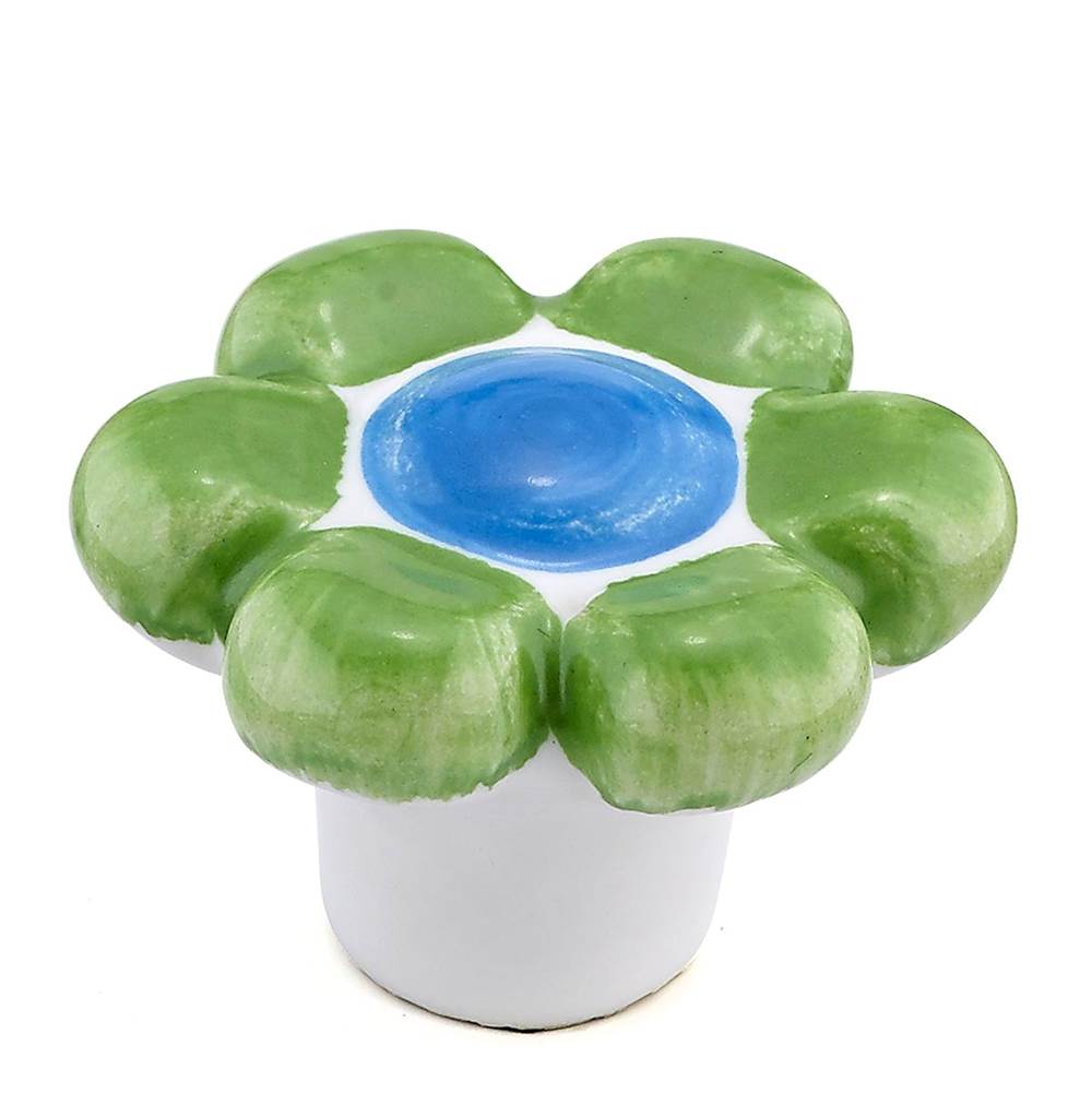 Richelieu America - Eclectic Ceramic Knob - 125 - Pastel Green