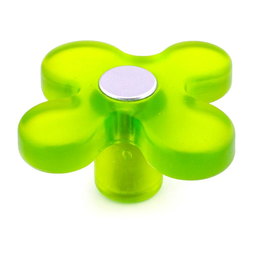 Richelieu America - Eclectic Plastic Knob -1225 - Frosted Green